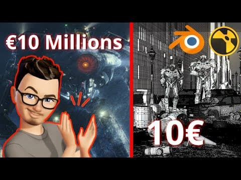 J’ai Refait PACIFIC RIM uniquement avec Blender et Nuke ! (AVEC SON)